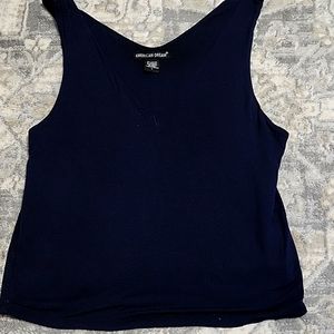 American dream blue tank/crop top